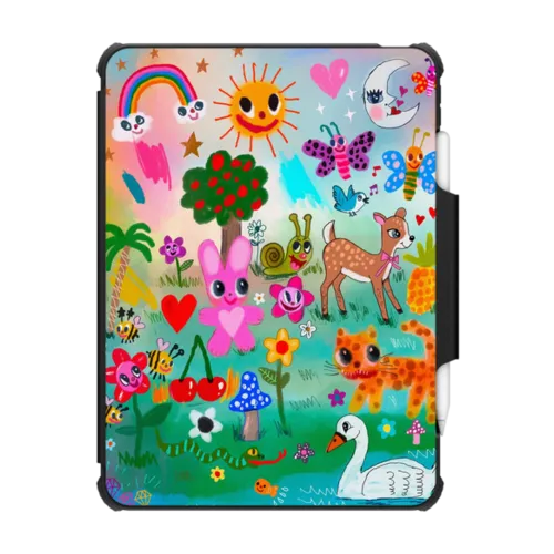 Pop fantasy | iPad Air (4th/5th gen) / iPad Impact Folio Case / Black | Image 1