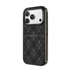 Pyramide Grid Case - Noir Series Case | iPhone 18 Pro Max / Impact Case MagSafe Compatible - Glossy / Glossy Black | Image 2