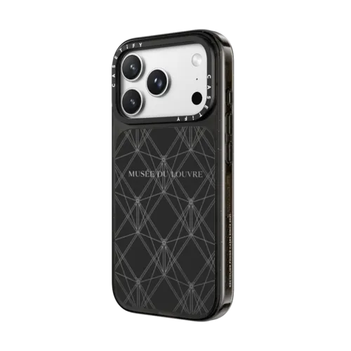 Pyramide Grid Case - Noir Series Case | iPhone 18 Pro Max / Impact Case MagSafe Compatible - Glossy / Glossy Black | Image 2