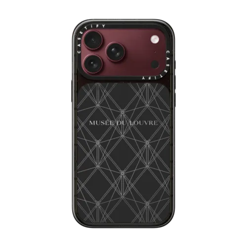 Pyramide Grid Case - Noir Series Case | iPhone 18 Pro Max / Impact Case MagSafe Compatible - Glossy / Glossy Black | Image 1