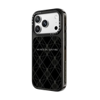 Pyramide Grid Case - Claire Series Case | iPhone 18 Pro Max / Impact Case MagSafe Compatible - Glossy / Glossy Black | Image 2