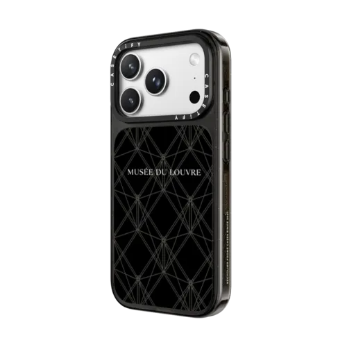 Pyramide Grid Case - Claire Series Case | iPhone 18 Pro Max / Impact Case MagSafe Compatible - Glossy / Glossy Black | Image 2