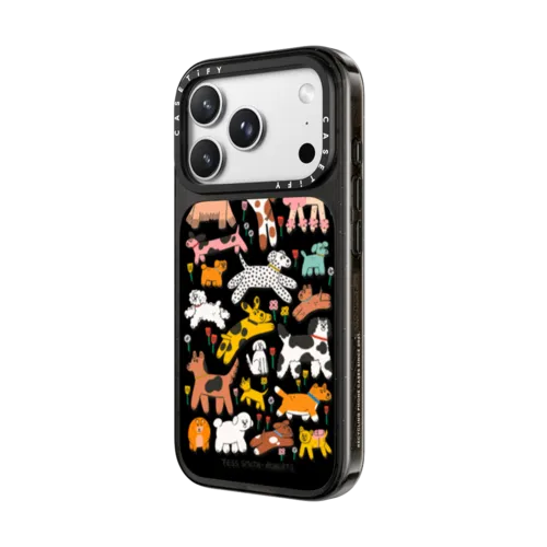 Dogs | iPhone 18 Pro Max / Impact Case MagSafe Compatible - Glossy / Glossy Black | Image 2