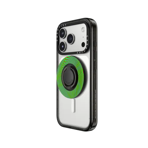 Optical Green Snappy Ring Holder | Snappy Ring Holder / Snappy Ring Holder MagSafe Compatible / Black | Image 2