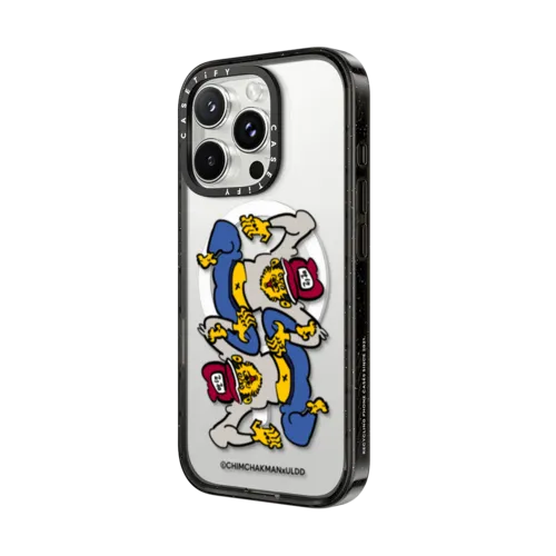 Chimchakman Twin Case | iPhone 16 Pro Max / Impact Case MagSafe Compatible / Black | Image 2