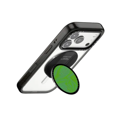 Optical Green Snappy Grip Stand | Snappy Grip Stand / Snappy Grip Stand MagSafe Compatible / Black | Image 3
