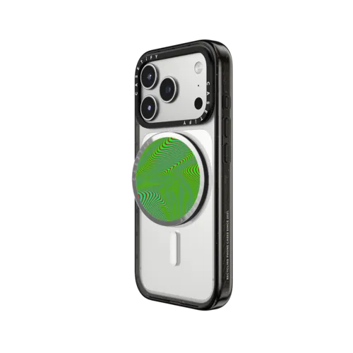 Optical Green Snappy Grip Stand | Snappy Grip Stand / Snappy Mirror Grip Stand MagSafe Compatible / Silver | Image 2