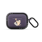 Meow | AirPods Pro 2 / Earbuds Bounce Case / Matte Deep Purple | Image 1