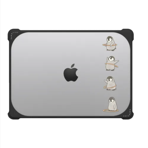 Hula hoop by Sheba | MacBook Pro 14-inch (M1 - M5) / MacBook Bounce Case / Black | Image 2