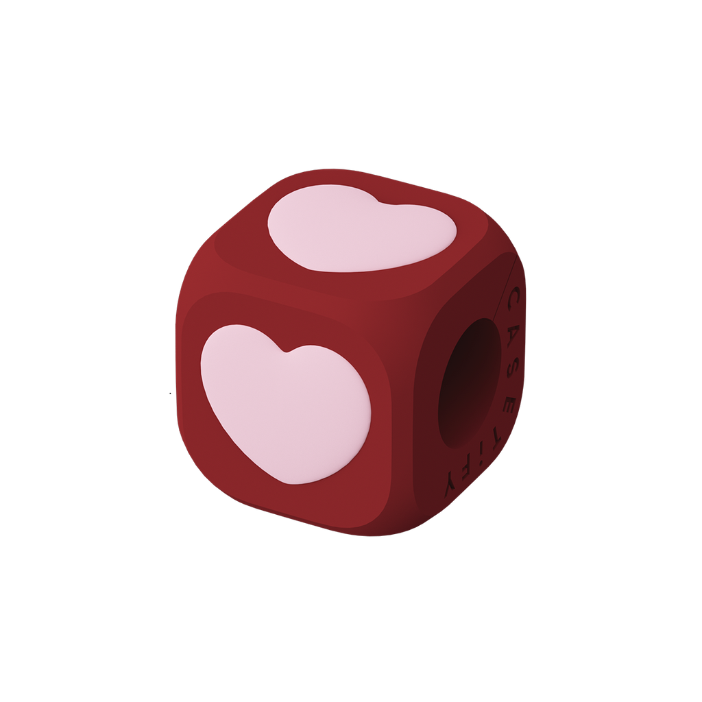Charm Cube - Pink Heart