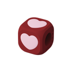 Charm Cube - Pink Heart