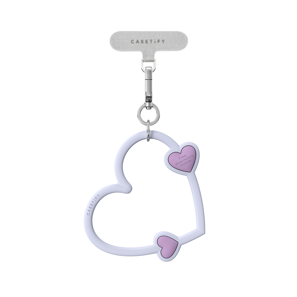 Heart Phone Wristlet  - Periwinkle Promise