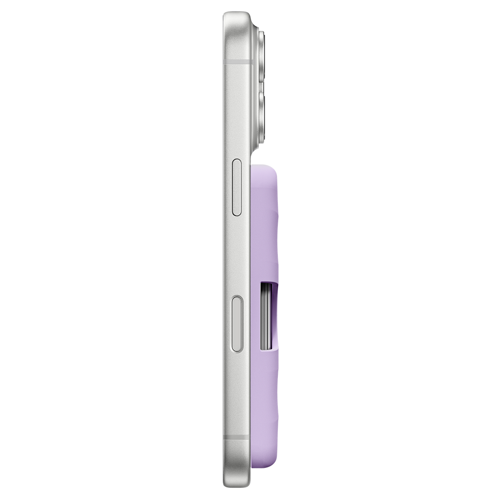 Snappy Ripple Wallet MagSafe Compatible - Lavender