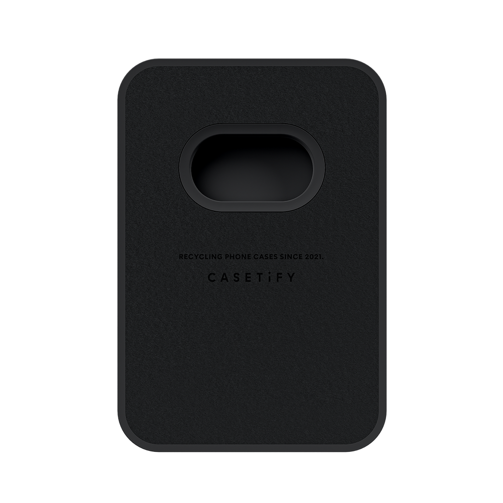 Snappy Ripple Wallet MagSafe Compatible - Black