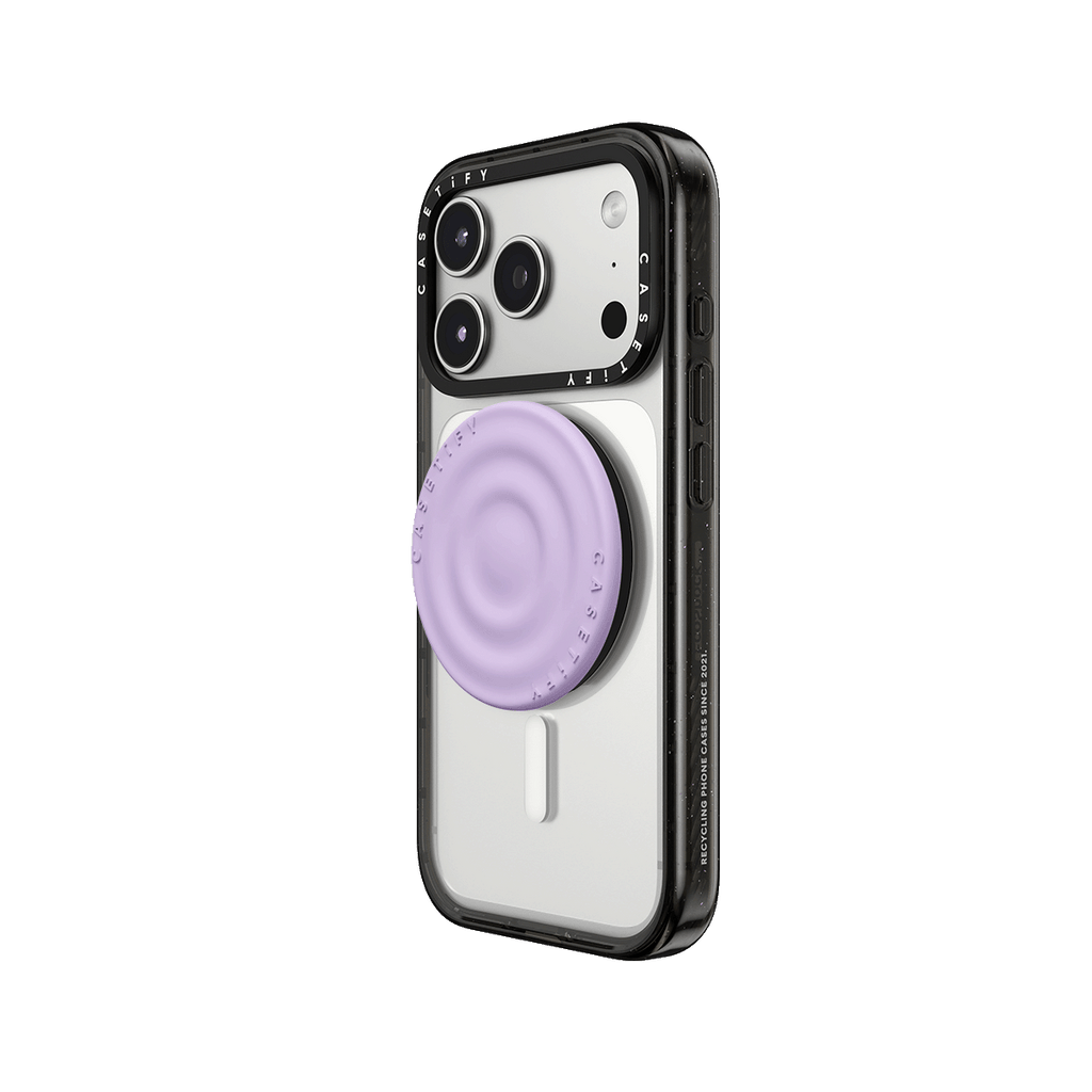 Snappy Ripple Grip Stand MagSafe Compatible - Lavender