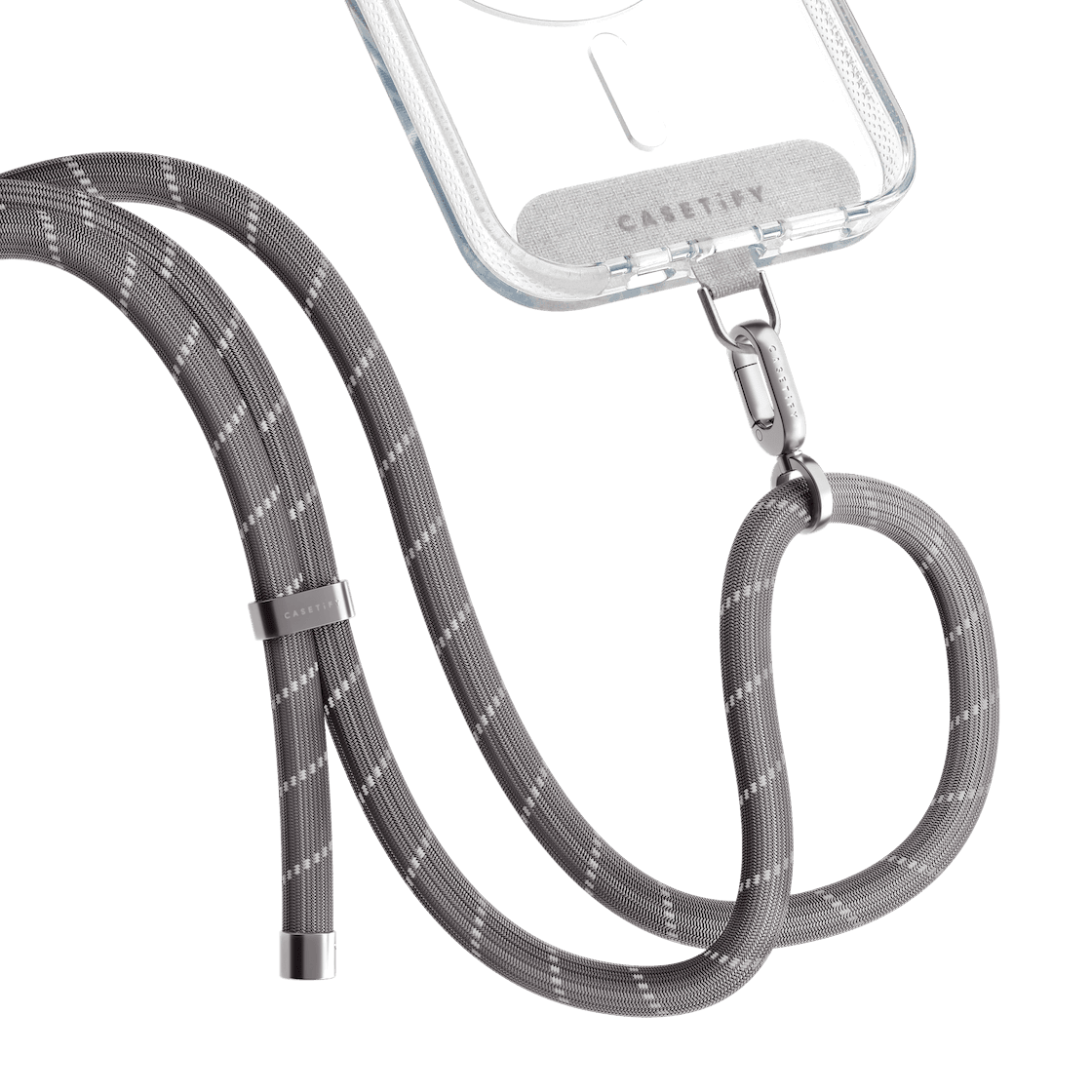 Rope Cross-body Strap - Charcoal (8mm) | Image 1