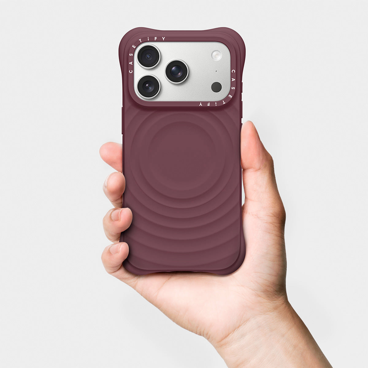 iPhone 18 Pro - Fig Purple - Ripple Case