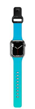 Blue Gradient | Apple Watch Series 7-9 (45mm) / Impact Band / Black | Image 1