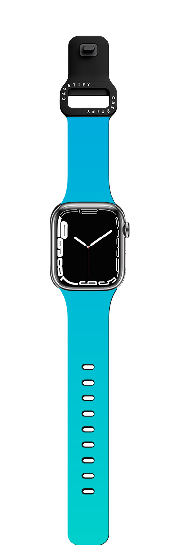 Blue Gradient | Apple Watch Series 7-9 (45mm) / Impact Band / Black | Image 1