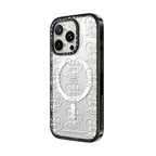ULDD White Pattern Heart Case