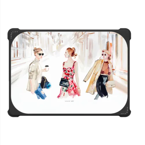 Street Style Girls | MacBook Pro 14-inch (M1 - M5) / MacBook Bounce Case / Black | Image 2