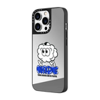 Running on NADE | iPhone 14 Pro / Mirror Case MagSafe Compatible / Silver on Black | Image 2