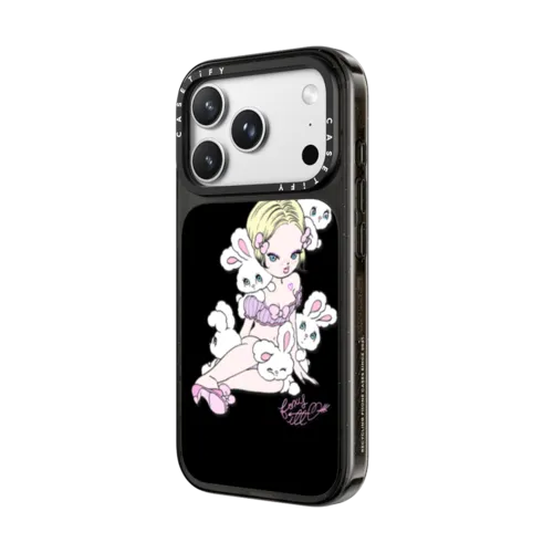 Lonely Bunnies Club | iPhone 18 Pro Max / Impact Case MagSafe Compatible - Glossy / Glossy Black | Image 2