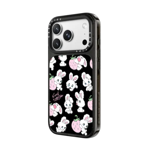Strawberry Mix | iPhone 18 Pro Max / Impact Case MagSafe Compatible - Glossy / Glossy Black | Image 2