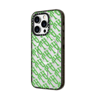 Tyson Yoshi - TY logo in Green | iPhone 14 Pro Max / Impact Case MagSafe Compatible / Black | Image 2