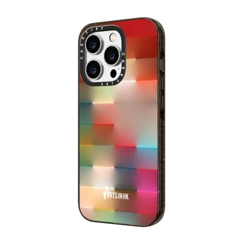 "Light Field" by Zach Lieberman | iPhone 14 Pro Max / Impact Case / Black | Image 2