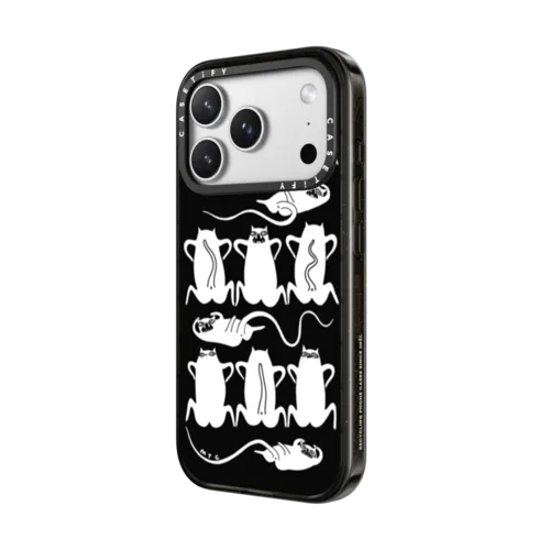 Butt Cats | iPhone 17 Pro Max / Impact Case MagSafe Compatible / Black | Image 2