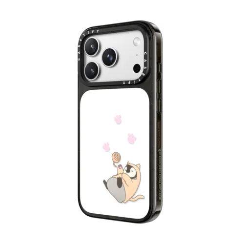 Meow | iPhone 18 Pro Max / Impact Case MagSafe Compatible - Glossy / Glossy Black | Image 2