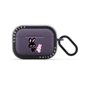 Black Bunny & Mini | AirPods Pro 2 / Earbuds Bounce Case / Matte Deep Purple | Image 1