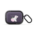 Bunny Carrying Strawberry | AirPods Pro 2 / Earbuds Bounce Case / Matte Deep Purple | Image 1