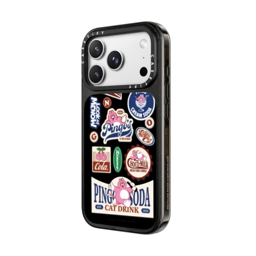 PINGO SODA | iPhone 18 Pro Max / Impact Case MagSafe Compatible - Glossy / Glossy Black | Image 2