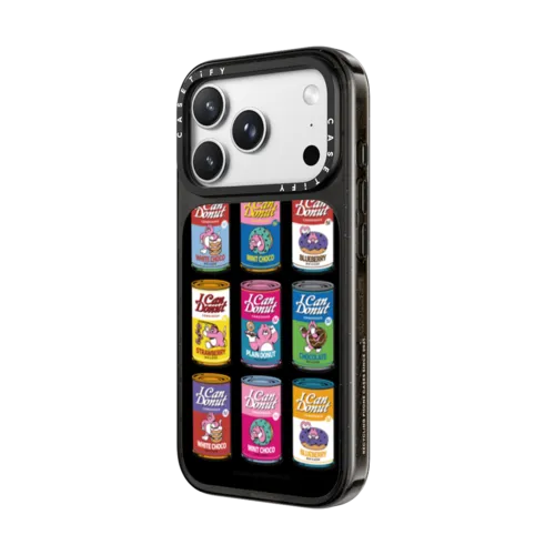 12 CAN DONUTS | iPhone 18 Pro Max / Impact Case MagSafe Compatible - Glossy / Glossy Black | Image 2