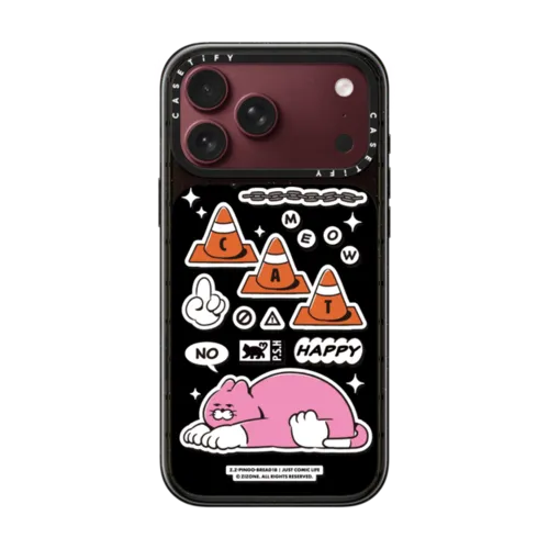 GOOD LUCK STICKER | iPhone 18 Pro Max / Impact Case MagSafe Compatible - Glossy / Glossy Black | Image 1