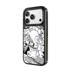 BLACK CARTOON | iPhone 18 Pro Max / Impact Case MagSafe Compatible - Glossy / Glossy Black | Image 2