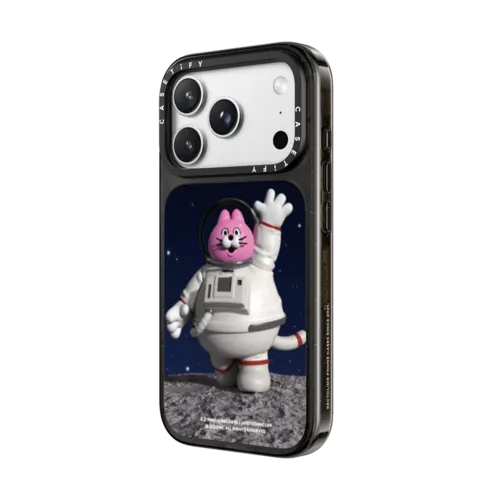 ASTRONAUT PINGO | iPhone 18 Pro Max / Impact Case MagSafe Compatible - Glossy / Glossy Black | Image 2