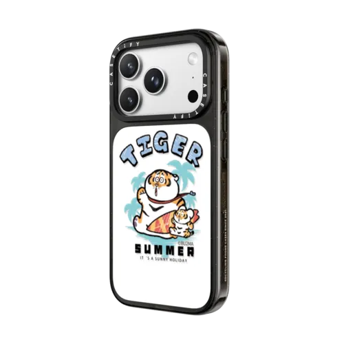 Coconut Grove Holiday BY BU2MA | iPhone 18 Pro Max / Impact Case MagSafe Compatible - Glossy / Glossy Black | Image 2
