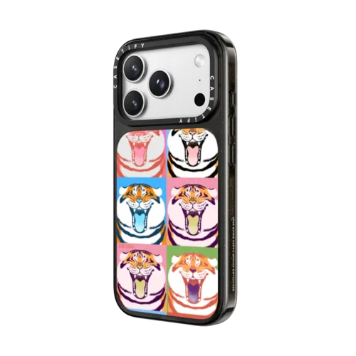 Flavor Alexander The Fat Tiger BY BU2MA | iPhone 18 Pro Max / Impact Case MagSafe Compatible - Glossy / Glossy Black | Image 2