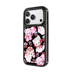 Cherry Lady | iPhone 18 Pro Max / Impact Case MagSafe Compatible - Glossy / Glossy Black | Image 2