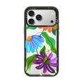 Funky Flowers by Illustrated By Charlie | iPhone 17 Pro Max / Impact Case MagSafe Compatible / Black | Image 1