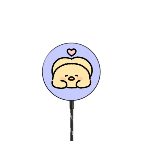 sickyaki |   / PowerThru Magnetic Wireless Charger MagSafe Compatible / Black | Image 1