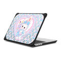 Fancy Bunny | MacBook Pro 14-inch (M1 - M5) / MacBook Bounce Case / Black | Image 1
