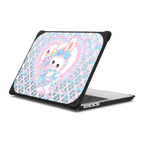 Fancy Bunny | MacBook Pro 14-inch (M1 - M5) / MacBook Bounce Case / Black | Image 1
