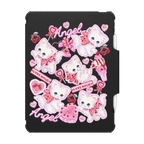 Popping Love | iPad Pro 11-inch (3rd/4th gen) / iPad Impact Folio Case / Black | Image 1