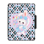 Fancy Bunny | iPad Pro 11-inch (3rd/4th gen) / iPad Impact Folio Case / Black | Image 1
