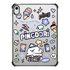 ping me everytime | iPad 10.9-inch (10th gen) / iPad Impact Case / Black | Image 1