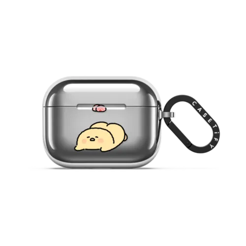 Strawberry mochi | AirPods Pro 3 / Earbuds Mirror Case / Silver | Image 1